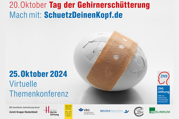 Einladung des GBC zur Virtuellen Themenkonferenz Gehirnerschütterung